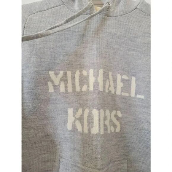 MICHAEL MICHAEL KORS Logo Merino Hoodie S NWOT - Picture 3 of 9
